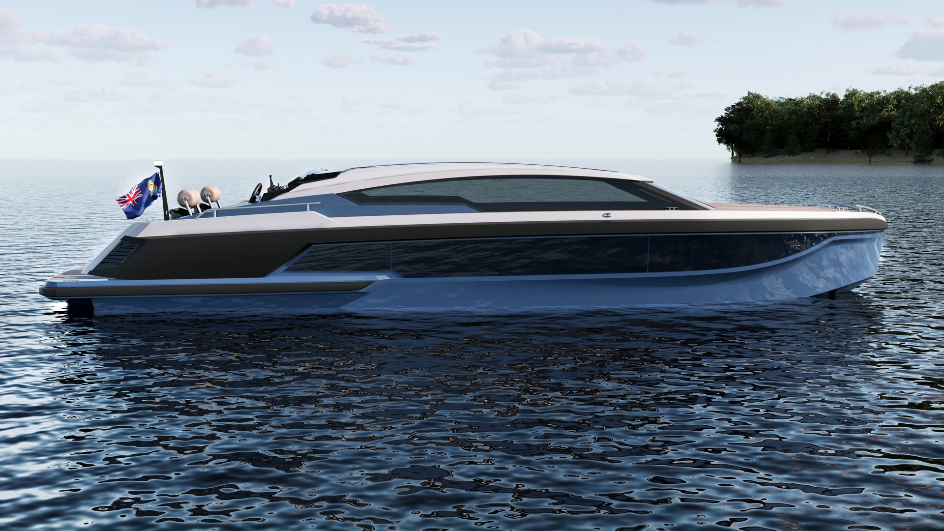 Rendering del Limo tender in navigazione