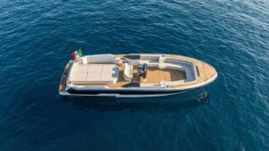 Rendering del taxi tender in navigazione