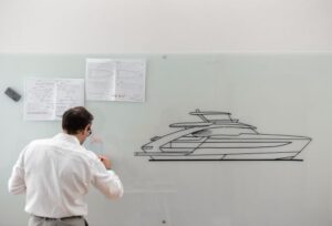 Foto di un dipendente al lavoro